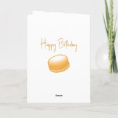 Carte Macarons sucrés et colorés (Dos)
