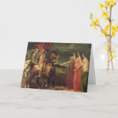 Carte Macbeth et les trois sorcières, 1855 (Fleur jaune)