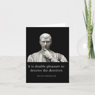 Carte Machiavel Cite L'Art De Guerre Machiavélique Wise