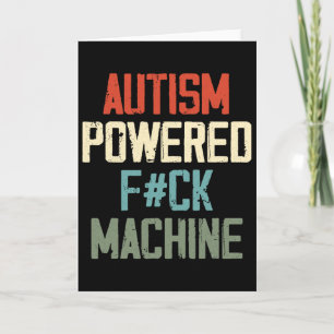 Carte Machine à Baiser Alimentée par l'Autisme Vêtements
