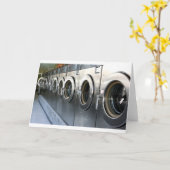 Carte Machine à laver (Fleur jaune)