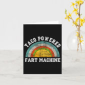 Carte Machine à Pet Alimentée par Taco Drôle Cinco De Ma (Fleur jaune)