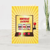 Carte machine à sous 105e anniversaire (Devant)