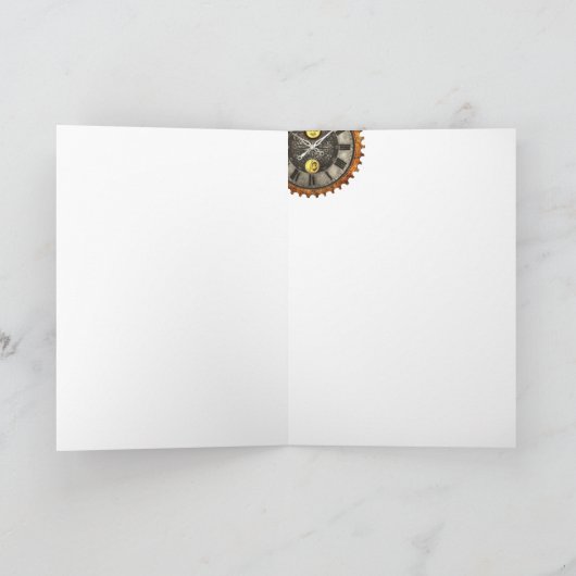 Carte Machine à temps Steampunk (Intérieur)