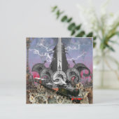 Carte Machine à temps Steampunk (Debout devant)