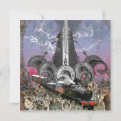 Carte Machine à temps Steampunk (Dos)