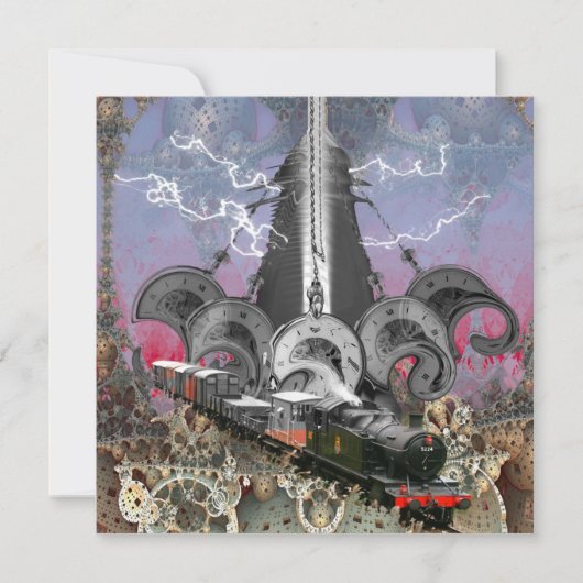 Carte Machine à temps Steampunk (Devant)