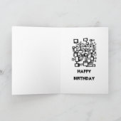 Carte Machine Alien - Anniversaire (Intérieur)