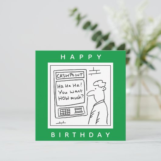 Carte Machine et client de point de cendres bancaires (Debout devant)