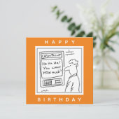 Carte Machine et client de point de cendres bancaires (Debout devant)