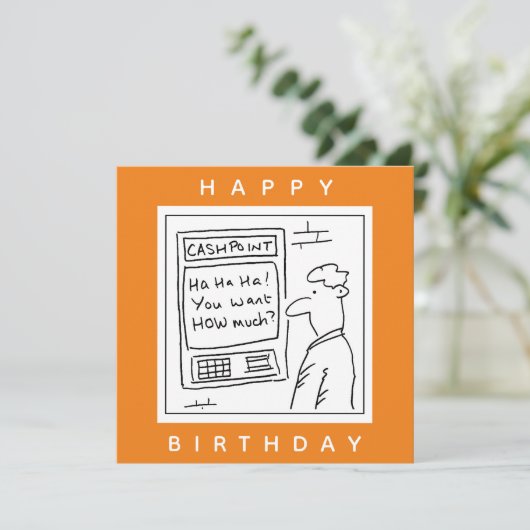 Carte Machine et client de point de cendres bancaires (Debout devant)