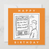 Carte Machine et client de point de cendres bancaires (Devant)