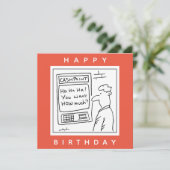 Carte Machine et client de point de cendres bancaires (Debout devant)