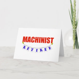 CARTE MACHINISTE RETRAITÉ