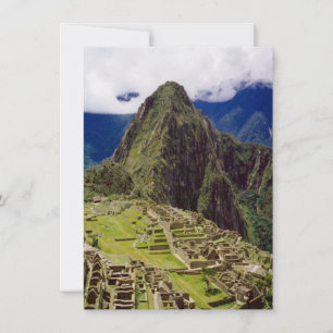 Carte Machu Picchu, Pérou