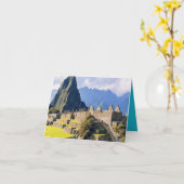 Carte MACHU PICCHU - Pérou - voir (Fleur jaune)