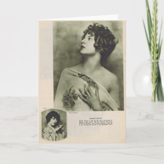 Carte Maçon 1924 de Shirley (Devant)
