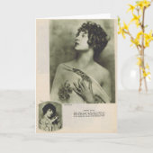 Carte Maçon 1924 de Shirley (Fleur jaune)