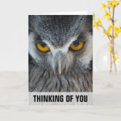 Carte Macro Black and White Owen Thinking Of You Card (Fleur jaune)