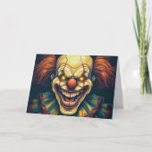 Carte Mad Circus Side Show Carnival Clown Halloween (Devant)
