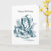 Carte Mad Hatter (Fleur jaune)