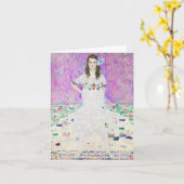 Carte Mäda Primavesi Gustav Klimt (Fleur jaune)