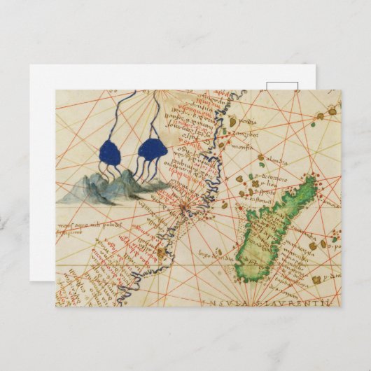 Carte Madagascar (Devant / Derrière)