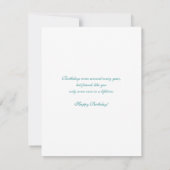 Carte Madame Bergeret 1766 Joyeux anniversaire (Dos)