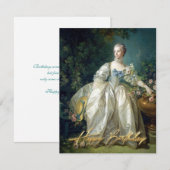 Carte Madame Bergeret 1766 Joyeux anniversaire (Devant / Derrière)