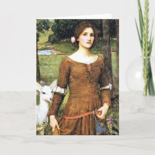 Carte Madame Clare avec un faon