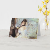 Carte Madame dans la toilette par Berthe Morisot (Fleur jaune)