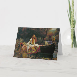 Carte Madame de Shalott sur l'eau