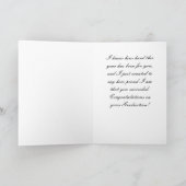 Carte Madame Graduating (Intérieur)