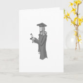 Carte Madame Graduating (Fleur jaune)