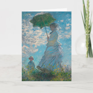 Carte Madame Monet et Son Fils Art fin Fête des Mères