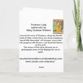 Carte Madame Notecards de Positano (Dos)