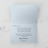 Carte Madame Retirement de loisirs - avec le vers (Intérieur)