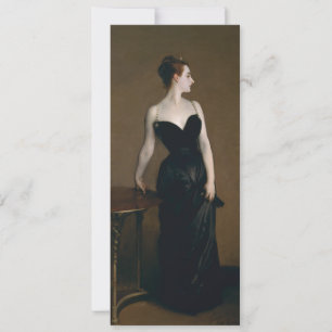 Carte Madame X par John Singer Sargent