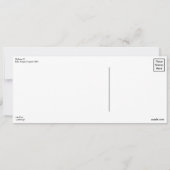 Carte Madame X par John Singer Sargent (Dos)