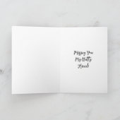 Carte Mademoiselle mon Ami Nutty ! Amusant jeu d'écureui (Intérieur)