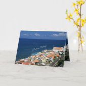 Carte Madère, Portugal Paysage (Fleur jaune)