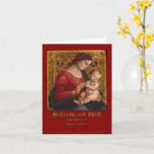 Carte Madone à l'Enfant Luca Signorelli (Fleur jaune)