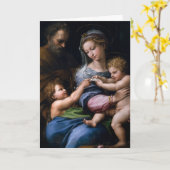 Carte MADONE ET ENFANT 1518-1520, Raphaël (1483–1520)  (Fleur jaune)