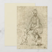 Carte Madone, le Christ et saint Jean-Baptiste par Rapha (Devant / Derrière)