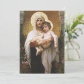 Carte Madonna des Roses par Bouguereau (Debout devant)
