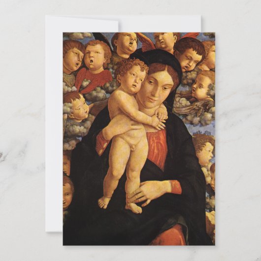 Carte Madonna des Tcherubim par Andrea Mantegna (Devant)