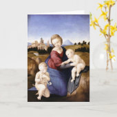 Carte Madonna Esterhazy - Raphael - c1508 (Fleur jaune)