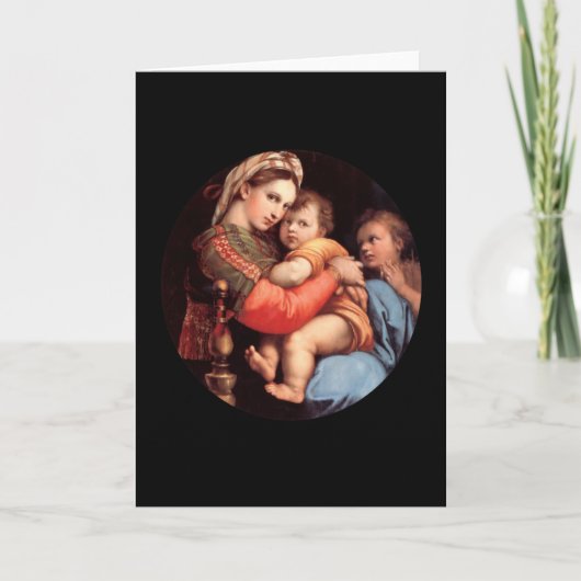 Carte Madonna et Enfant (Devant)