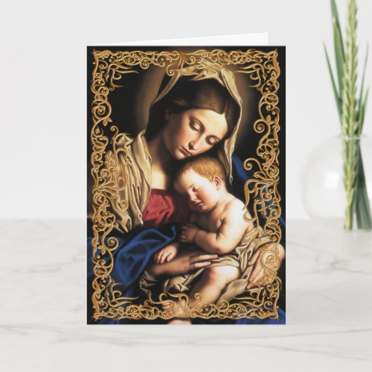 Carte Madonna et Enfant (Devant)