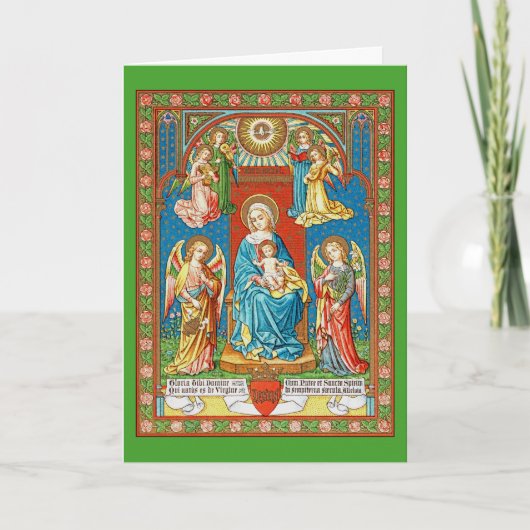 Carte Madonna et enfant (Devant)